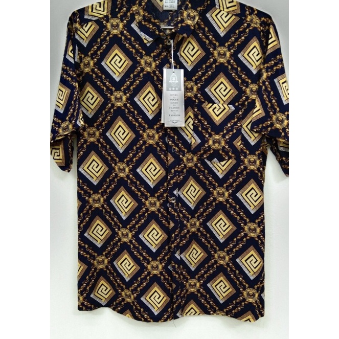 Áo sơ mi nam ngắn tay trung niên vải lanh cực mát không nhăn xù