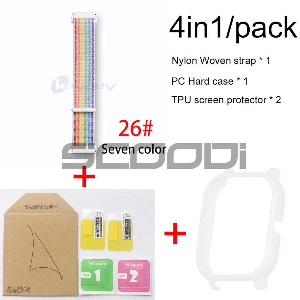 Dây đeo và ốp bảo vệ 4 trong 1 cho đồng hồ đeo tay thông minh for Xiaomi Huami Amazfit Gts