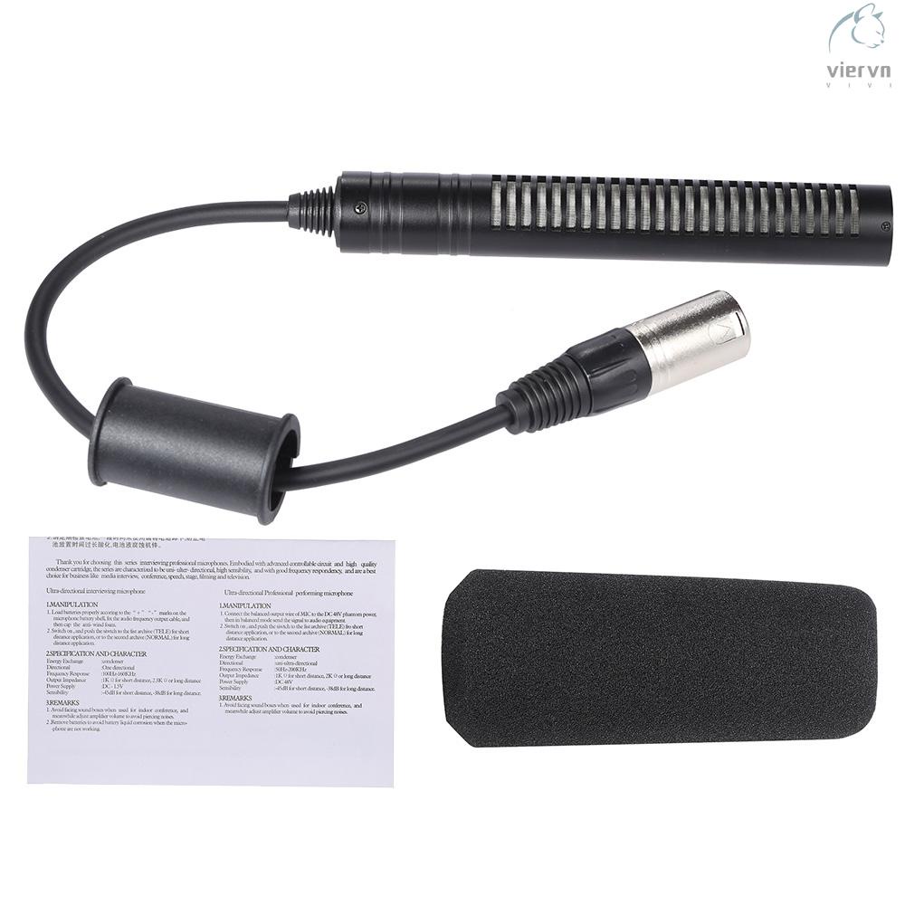 Micro Thu Âm Đa Hướng Cho Máy Quay Panasonic