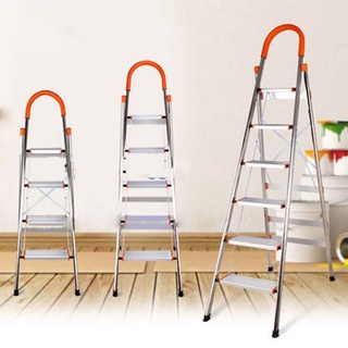 [CHÍNH HÃNG] Thang gấp INOX gấp gọn AMECA Nhật Bản loại 3-7 bậc gọn nhẹ