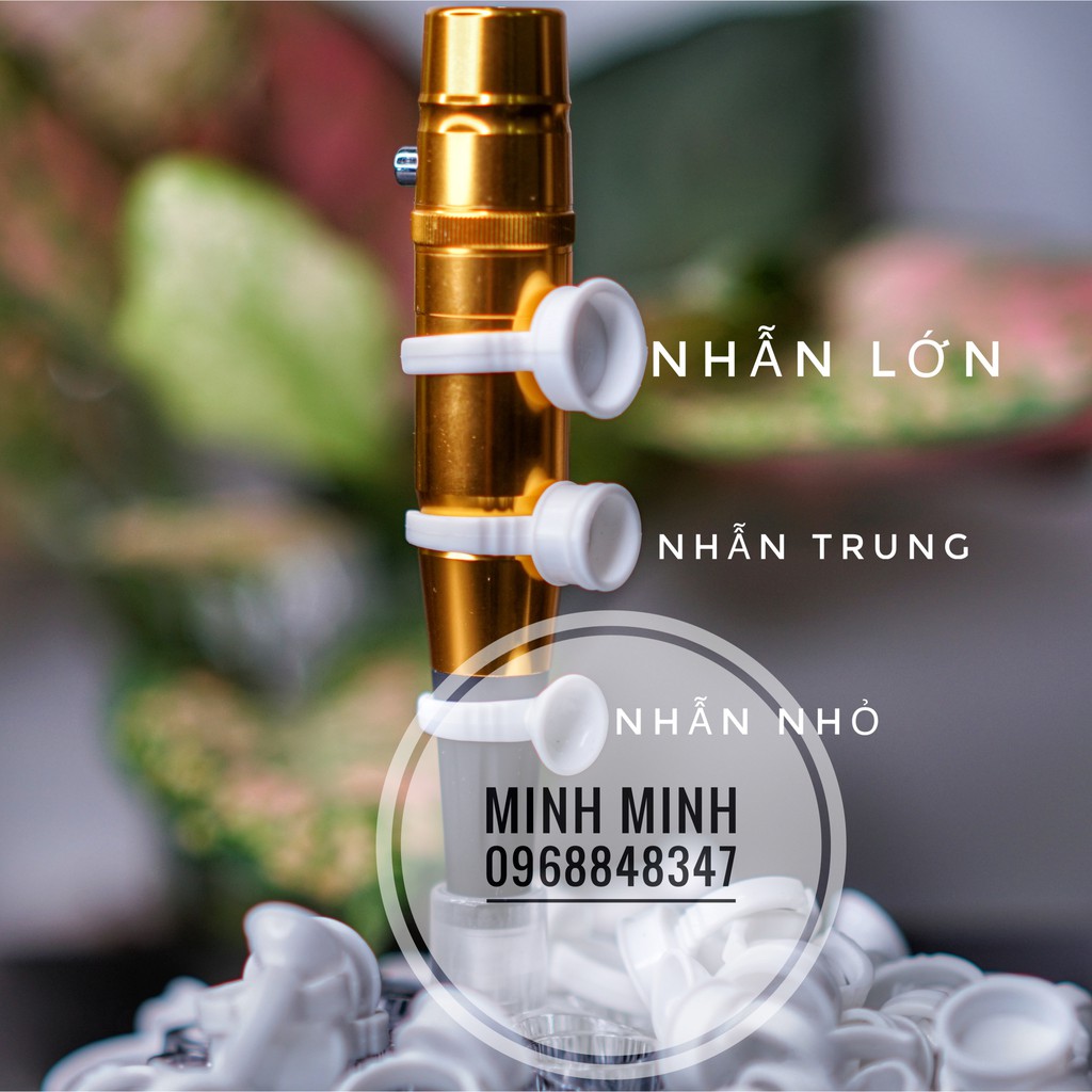 Nhẫn nhựa đựng mực xăm, sáp điêu khắc, keo nối mi /Dcpx Minh Minh