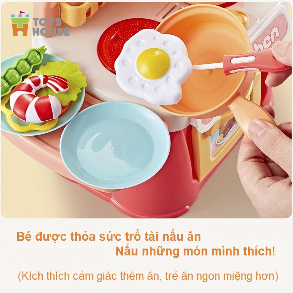 Đồ chơi nấu ăn cho bé - Bộ nhà bếp Toyshouse - hướng nghiệp từ 3 tới 8 tuổi