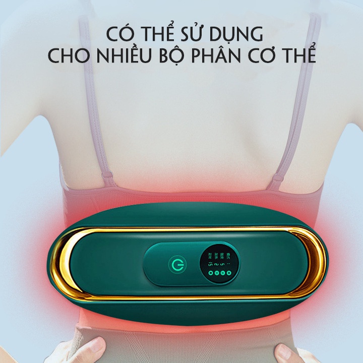 Đai Massage, Máy massage Rung Giảm Mỡ Bụng Giảm cân Toàn Thân Hiệu Quả - Bảo Hành 6 Tháng