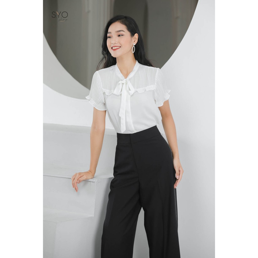Quần suông trần chỉ-GRACY PANTS SYO Q3220001