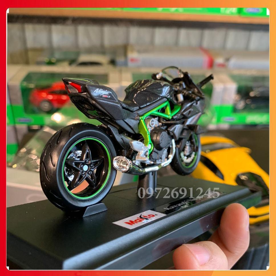 Xe mô hình Kawasaki Ninja H2R tỉ lệ 1:18 Maisto chính hãng