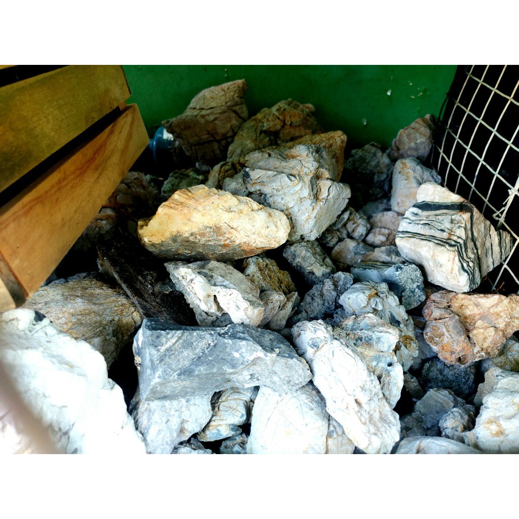 Đá da voi SIÊU VÂN trang trí hồ thuỷ sinh