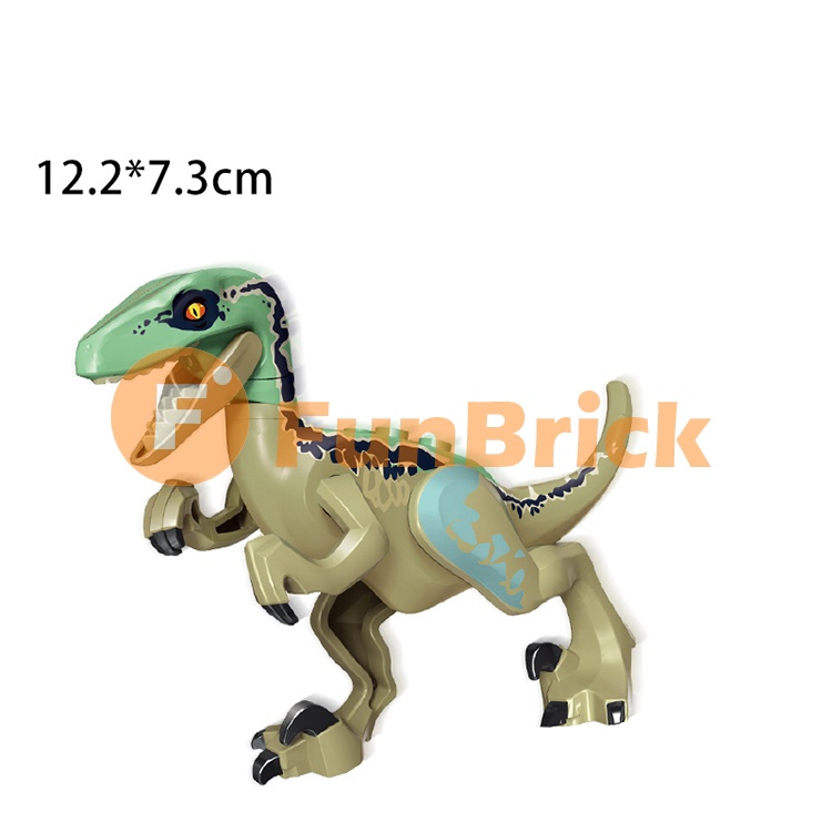 Mô hình đồ chơi lắp ráp hình khủng long bạo chúa trong Jurassic World làm quà tặng/để bàn trang trí