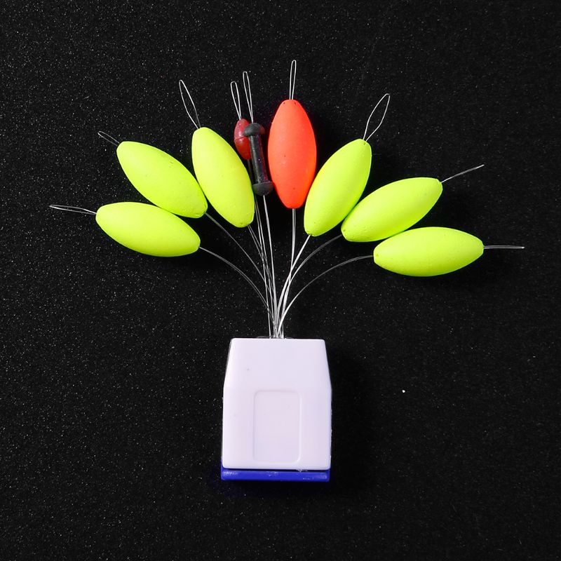 Set 5 Phao Câu Cá Chép Hình Oval Màu Dạ Quang