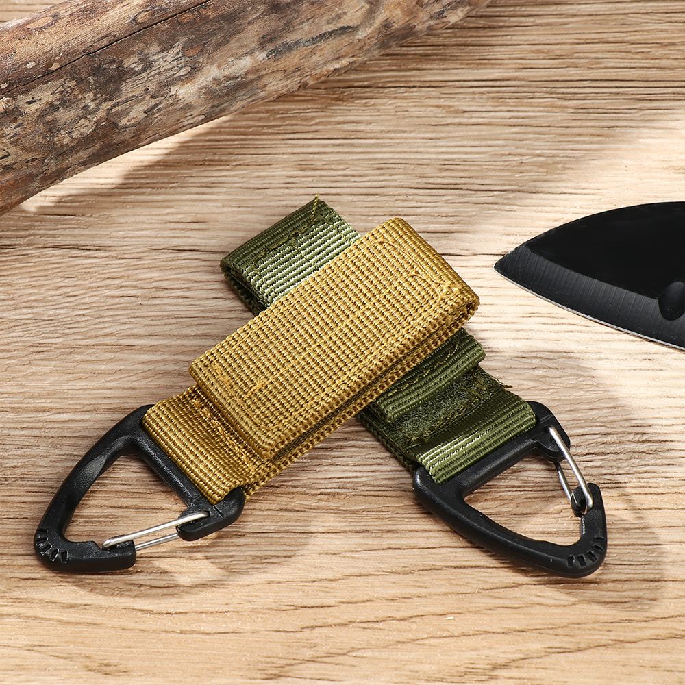 Móc khóa dây đai bằng nylon nhiều màu sắc dành cho các hoạt động thể thao ngoài trời