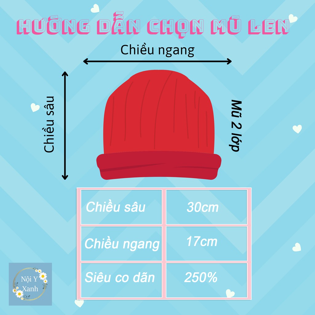 Mũ Len unisex ❤️FREESHIP ❤️Mũ len Beanie trơn - Mũ len phong cách hàng quốc ulzzang ❤️Mũ Len Trơn Beanie Nhiề | BigBuy360 - bigbuy360.vn