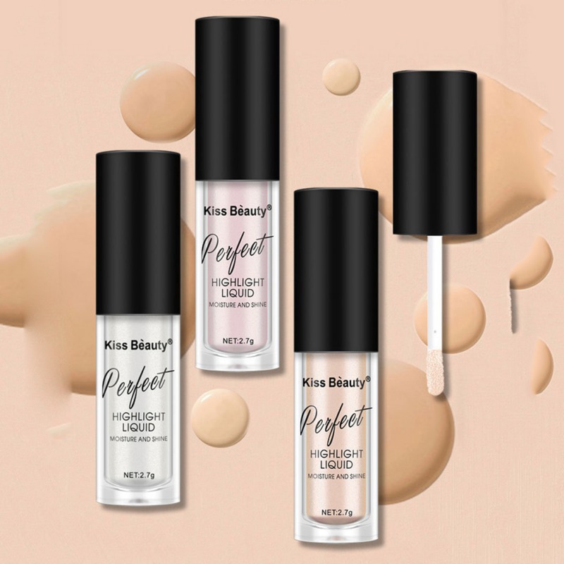 [Hàng mới về] Bảng phấn highlighter 3 màu lấp lánh chất lượng cao