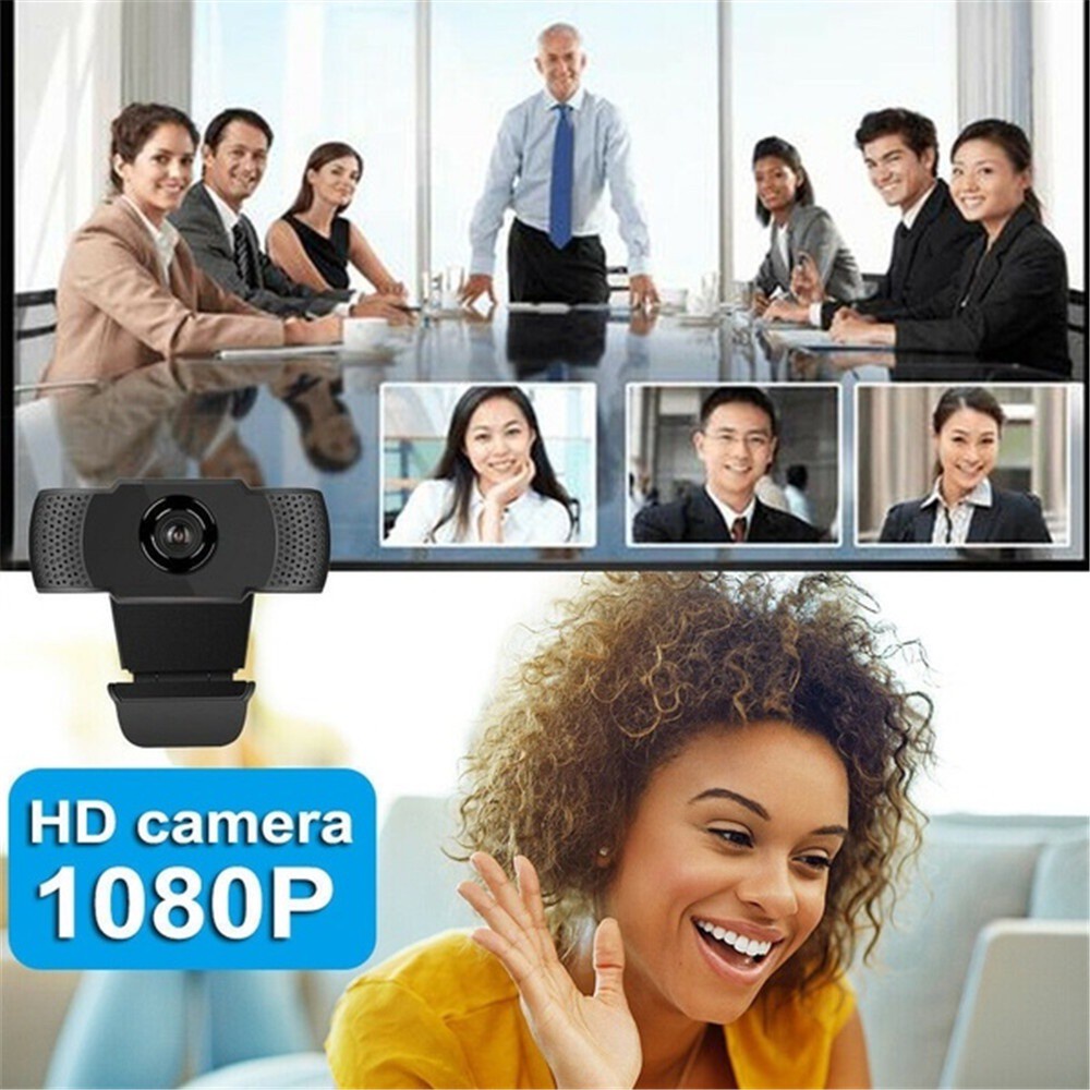 CHINK Home Office Computer Webcam Conference Video Desktop Webcam NetBook Camera High Definition With Microphone Calling Office Tools HD 1080P