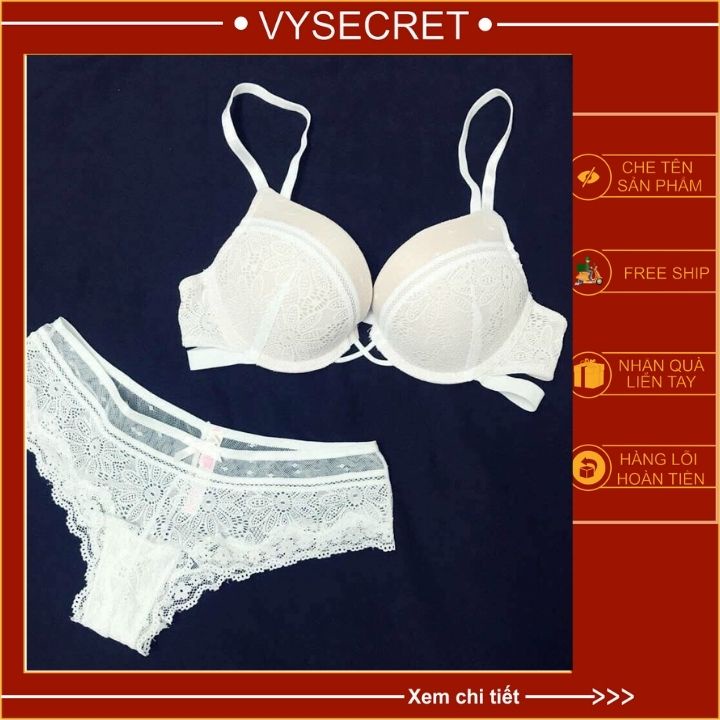 BỘ ĐỒ LÓT VICKY REN 💥SIÊU PHẨM  💥 💥 FEESHIP 💥 mút kép đẩy ngực.phom ngực tròn siêu tạo khe. | BigBuy360 - bigbuy360.vn