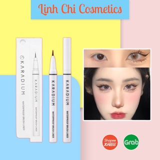 Bút Dạ Kẻ Mắt Karadium Waterproof Brush Liner Black
