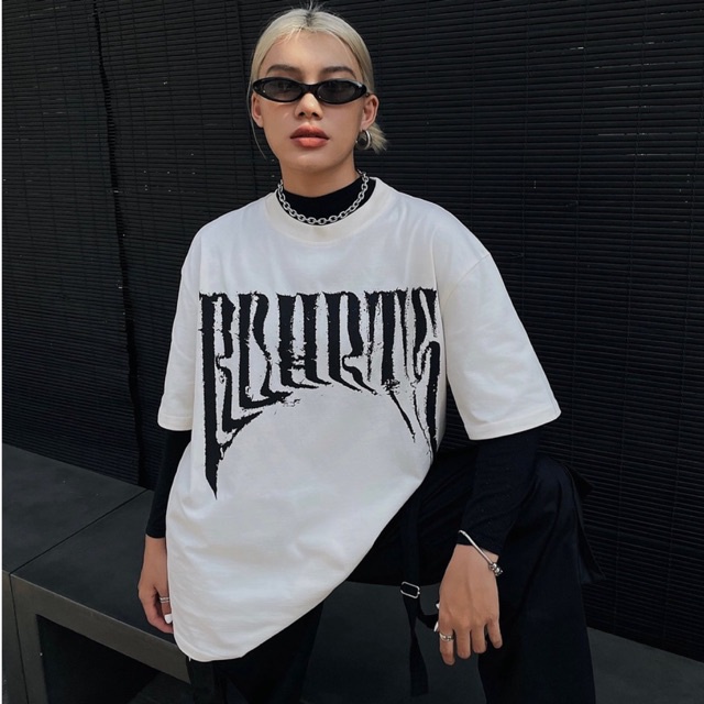Áo thun bad habits DRIP TEE Nam nữ Áo thun tay lỡ vải cotton kunshop