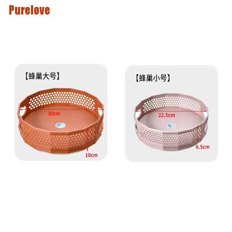 Khay Đựng Gia Vị Bằng Nhựa Xoay 360 Độ Tiện Dụng Cho Nhà Bếp