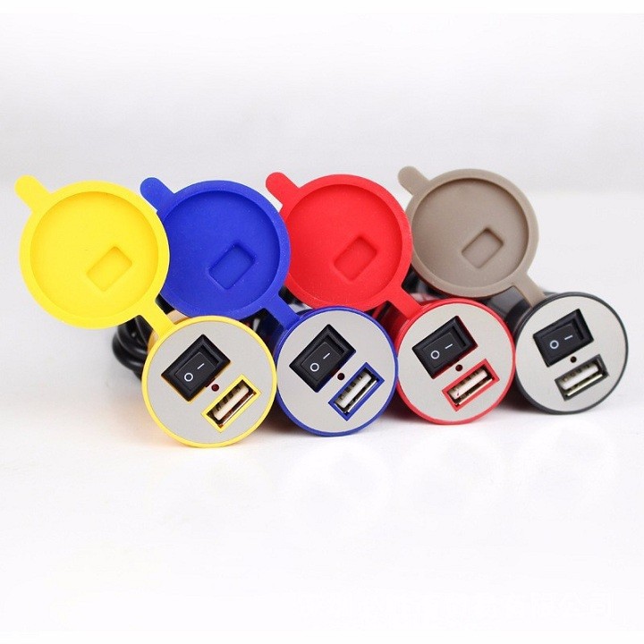 Bộ Sạc gắn Cho Xe Máy Sạc Điện Thoại Khi Đi Xa 5*