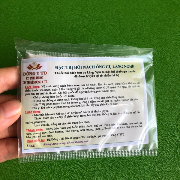 Bột Thảo Dược Giúp Khử Mùi Hôi Nách, Uớt Nách, Thâm Đen Nách, Trắng Nách (Handmade) | BigBuy360 - bigbuy360.vn