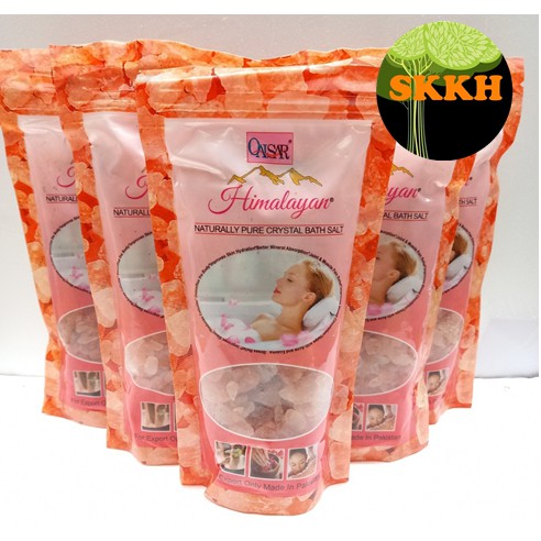 [COMBO 5] Túi 300g đá muối ngâm chân tắm Khoáng Hồng Himalaya Dạng Hạt skkh