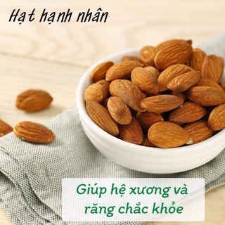 Hạt hạnh nhân rang mộc HACANA siêu ngon - Hạnh nhân sấy nguyên vị thơm giòn 500gr