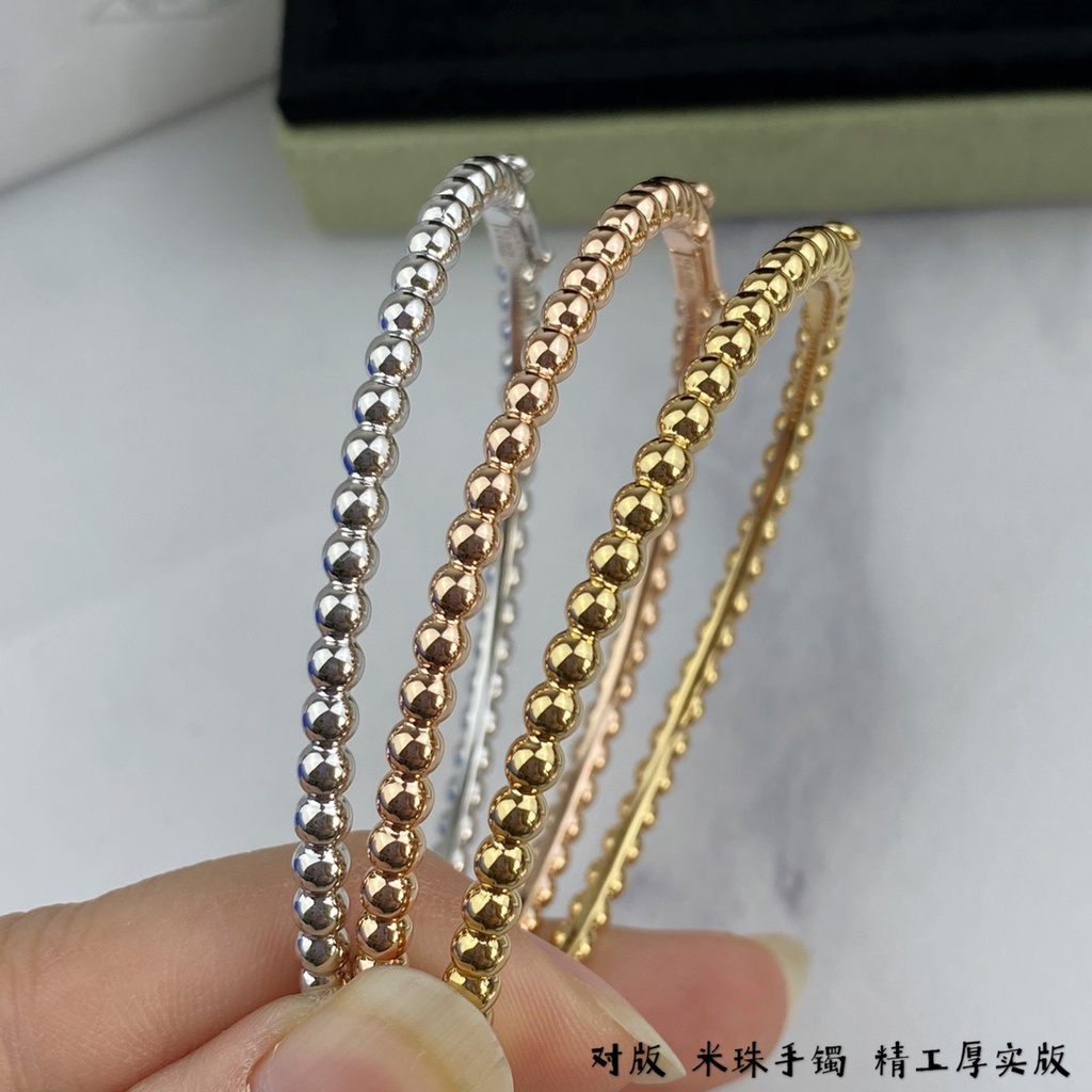 Vòng Tay Chuỗi Hạt Mạ Vàng 18K Thiết Kế Đơn Giản Thời Trang Mới