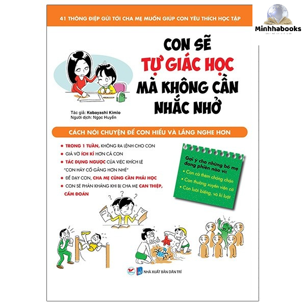 Sách - Con Sẽ Tự Giác Học Mà Không Cần Nhắc Nhở