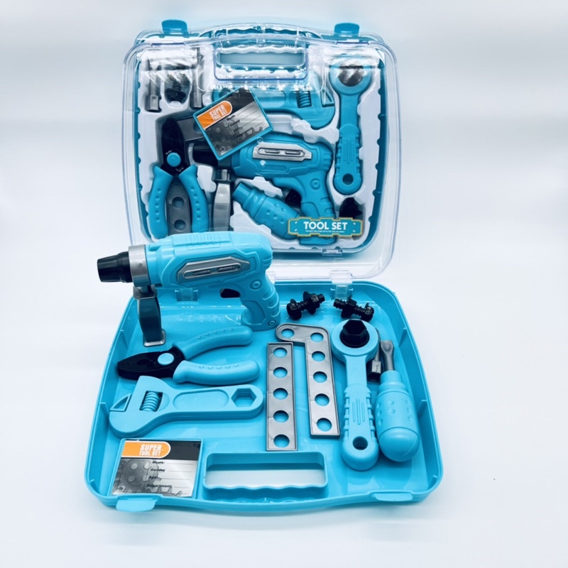 Đồ chơi VALI SỬA CHỮA máy khoan hoạt động được