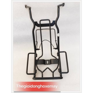 Baga giữa inox đen Honda Wave alpha 2017-2019