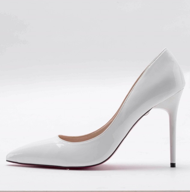 Giày cao gót bít mũi đế đỏ đi tiệc