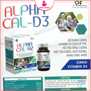 [CHÍNH HÃNG] Viên Uống Canxi D3 Hữu Cơ Từ Tảo Biển Cho Mẹ Bầu, Không Lo Táo Bón, Hộp 30 Viên