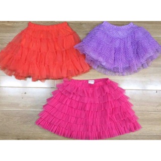 Chân váy voan nhiều tầng