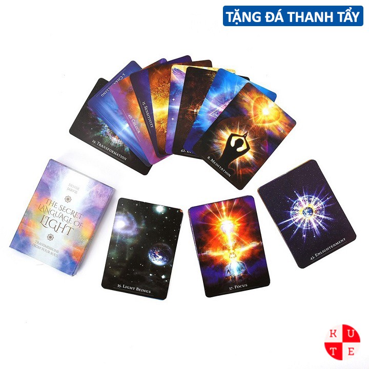 Bài Oracle The Secret Language Of Light 44 Lá Bài Tặng File Tiếng Anh Và Đá Thanh Tẩy C44