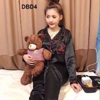 Đồ bộ phi lụa, đồ bộ mặc nhà cực ấm, chất liệu bao mềm mịn