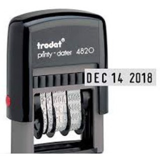 Dấu ngày tháng năm cao 4mm (Trodat 4820)
