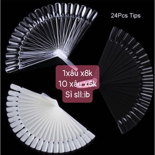 Sỉ 20 xâu móng tập vẽ 24 móng