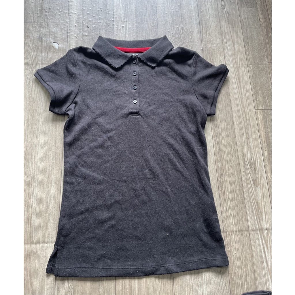 áo thun cotton cổ polo cho bé gái 4-16 tuổi hãng nautica xịn vnxk