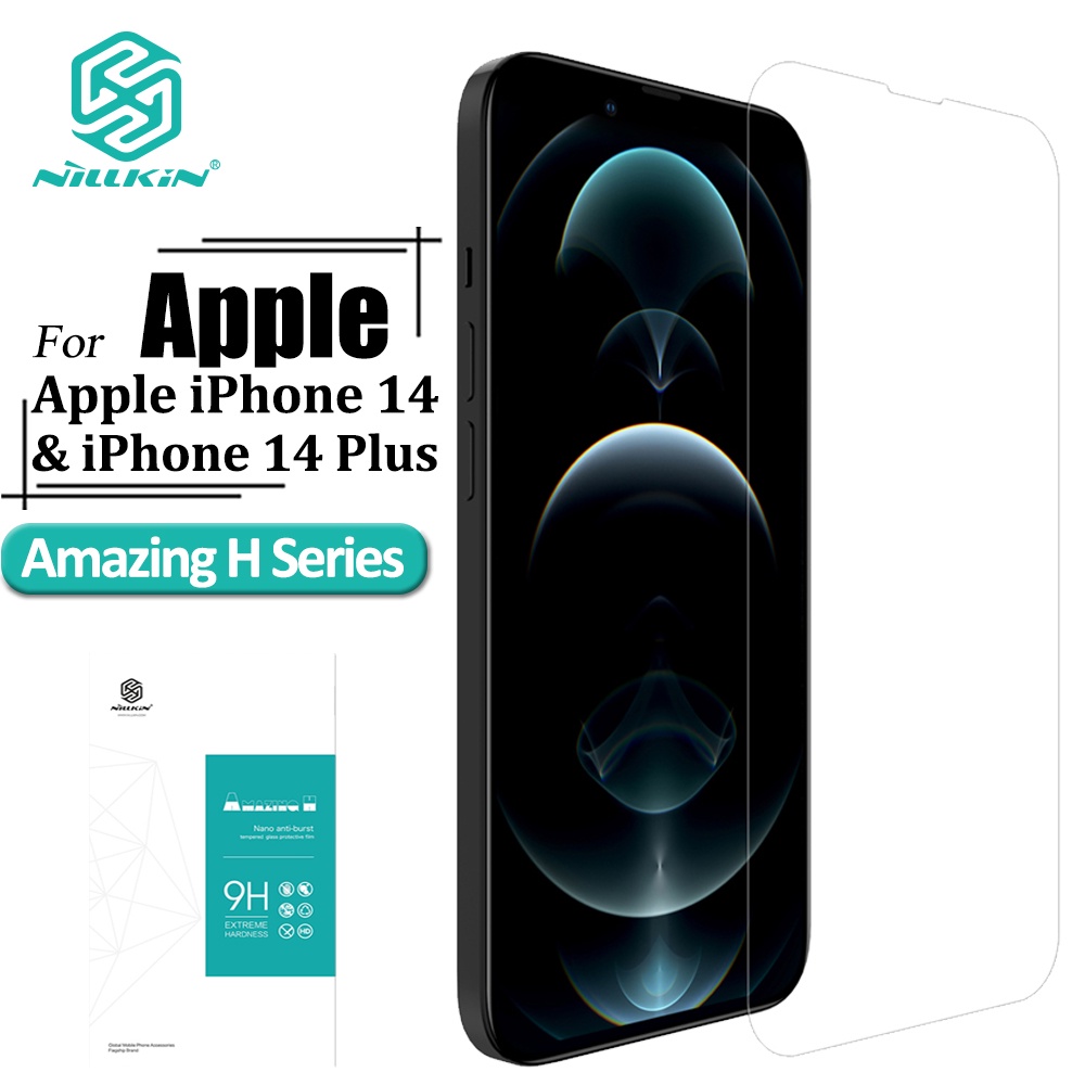 Kính Cường Lực 9H Chống Chói &amp; Dấu Vân Tay NILLKIN Cho iPhone 14 Plus