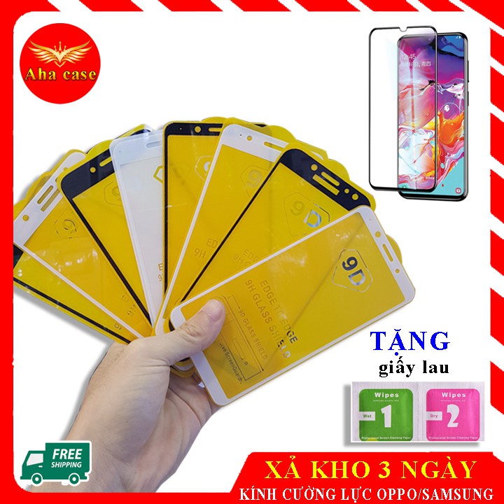 [COMBO GIÁ SỐC] Kính cường lực Oppo A37, A71, A83, F1s, F5 - Dán màn hình Samsung J7Pro, J7 prime Plus 9D Full Màn