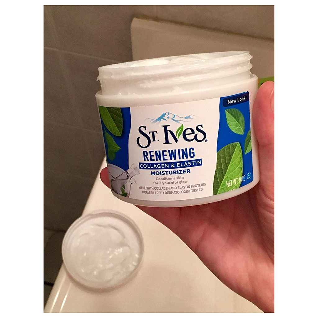 Kem Dưỡng Ẩm St.Ives St.Ives Skin Renewing Collagen &amp; Elastin Moisturizer (283g)