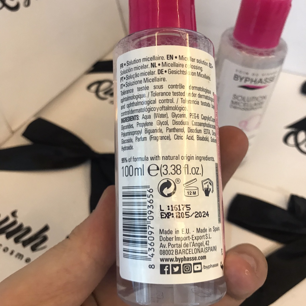 Nước Tẩy Trang Byphasse 💥Freeship💥 Tẩy trang không cồn dùng cho da mụn,da dầu,da khô,hiệu quả SP33 | BigBuy360 - bigbuy360.vn