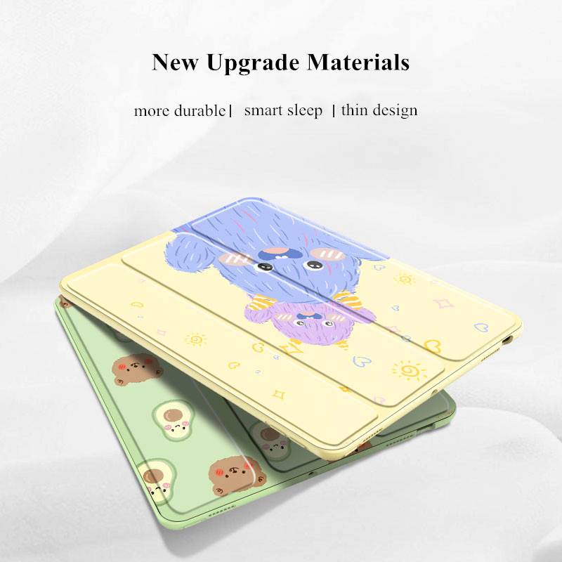 Bao da máy tính bảng TPU nắp gập 4 màu lựa chọn dành cho iPad Air 4/iPad Air/Air2/ 9.7"/10.2"/10.5"/Air 3/2020 pro 11" | BigBuy360 - bigbuy360.vn