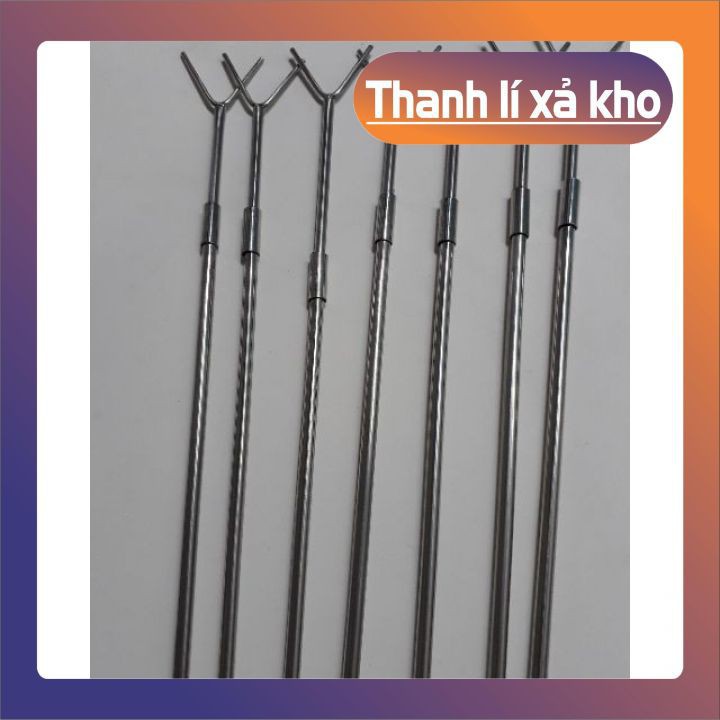 [Chất Lượng Inox 304] Chống Cần Lục Chống Cần Lục Inox Dầy 6ly Dài 80cm và dài 1m5