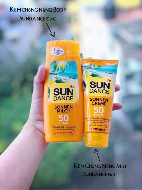 Kem chống nắng SunDance Sonnen Milch SPF 50+ 100ml - Đức