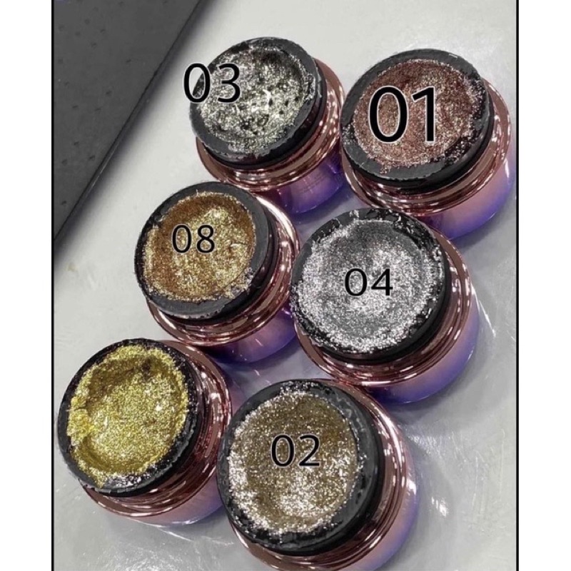 Gel nhũ siêu sáng Vẽ móng BARBIE MIRAGE ( Hot trend) platinum gel