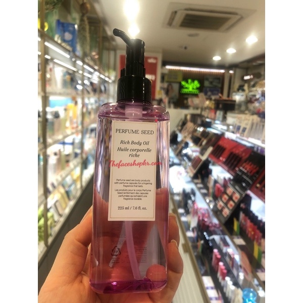 [Về Mẫu Mơi ]Dầu Dưỡng Thể Cung Cấp Ẩm Hươnh Nươc Hoa PERFUME SEED RICH BODY OIL | WebRaoVat - webraovat.net.vn