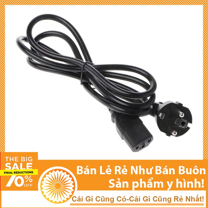 Dây Nguồn AC 3 Chân 500W 1.8m