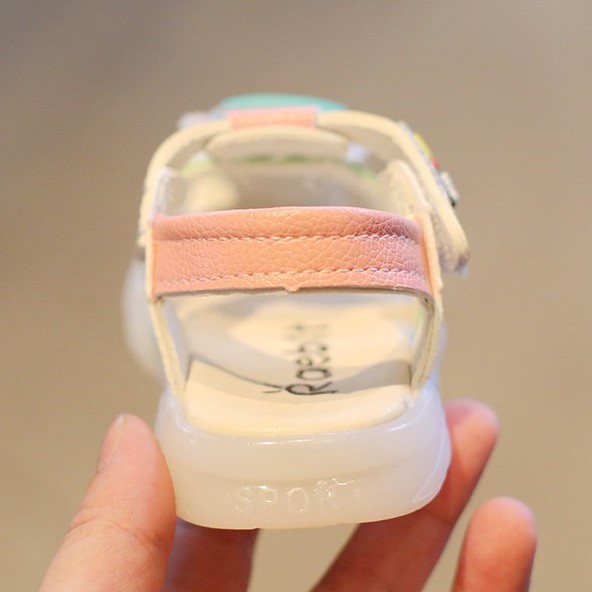 Sandal Cho Bé Tập Đi Thiết Kế Xinh Xắn Nhiều Màu Sắc Đáng Yêu
