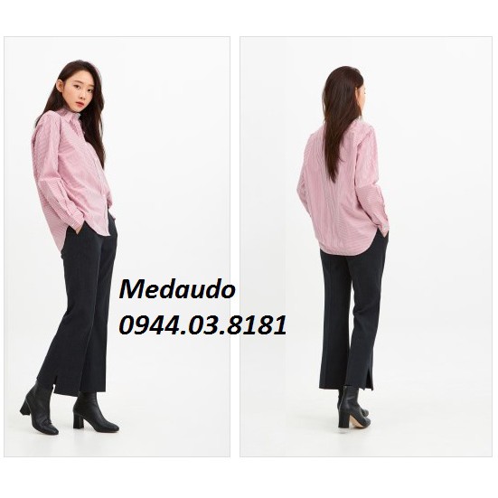 Quần dạ dáng vẩy xẻ lệch xuất Hàn của Clride