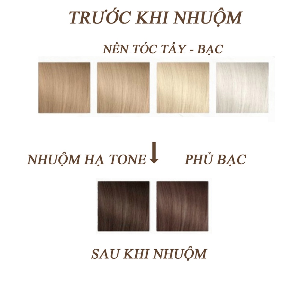 [ Q.8] THUỐC NHUỘM TÓC-HẠ TÔNG-NÂU TỰ NHIÊN