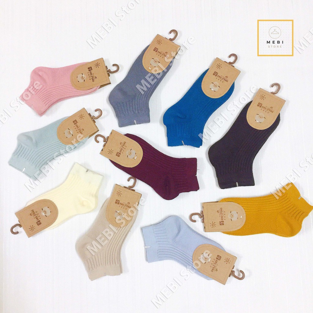 Set 5 đôi tất, vớ trẻ em sắc màu phong cách hàn quốc cao cấp, dày mịn cho bé từ 1-4 tuổi, 4-8 tuổi